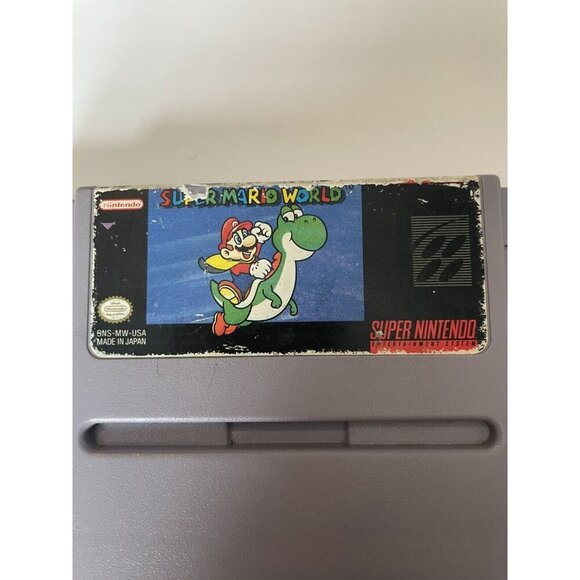 Super Mario World SNES Cartridge (1991) – Authentic Game Cartridge No Box - Picture 2 of 6